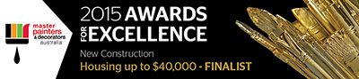 Master Painter & Decorator Awards for Excellence - New Construction up to $40 000 Award Finalist 